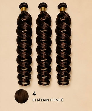 UVENA -  Pony Style spiral French Curl  - 22" - 150g- 1 paquet (x 3 mèches).