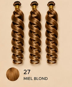 UVENA -  Pony Style spiral French Curl  - 22" - 150g- 1 paquet (x 3 mèches).