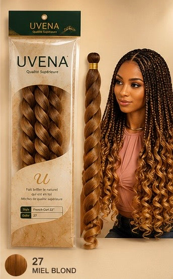UVENA -  Pony Style French Curl  - 24" - 150g - 1 paquet (x3 mèches)