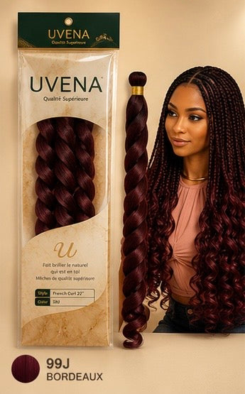 UVENA -  Pony Style French Curl  - 24" - 150g - 1 paquet (x3 mèches)