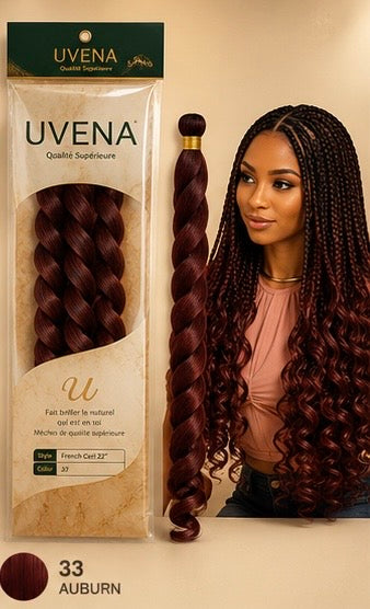 UVENA -  Pony Style French Curl  - 24" - 150g - 1 paquet (x3 mèches)