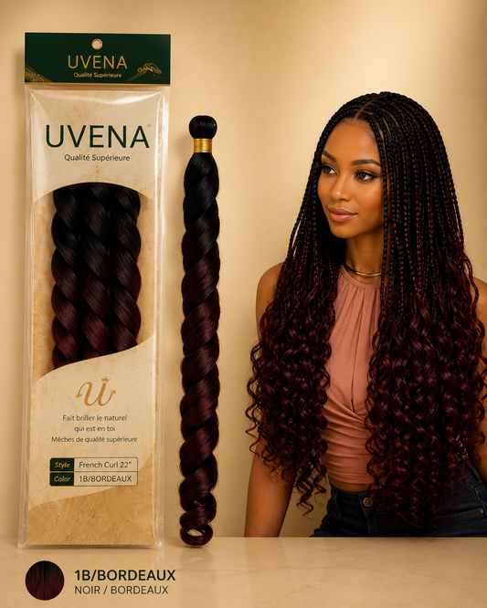 UVENA -  Pony Style French Curl  - 24" - 150g - 1 paquet (x3 mèches)