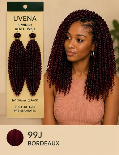 UVENA - Afro spring Twist - 16" - 1 paquet