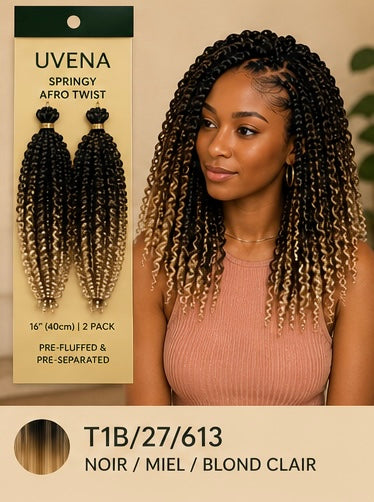 UVENA - Afro spring Twist - 16" - 1 paquet