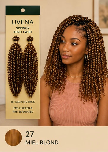 UVENA - Afro spring Twist - 16" - 1 paquet