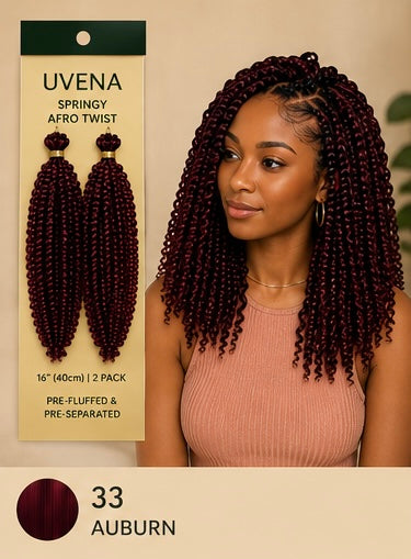 UVENA - Afro spring Twist - 16" - 1 paquet