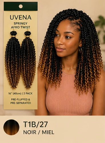 UVENA - Afro spring Twist - 16" - 1 paquet